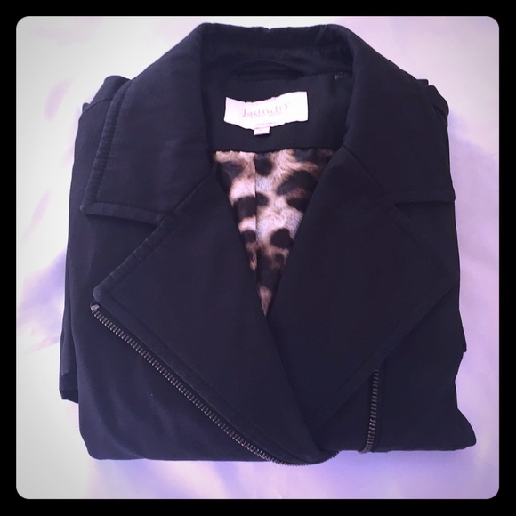 Laundry by Shelli Segal black coat/Jacket pleated - Picture 2 of 8